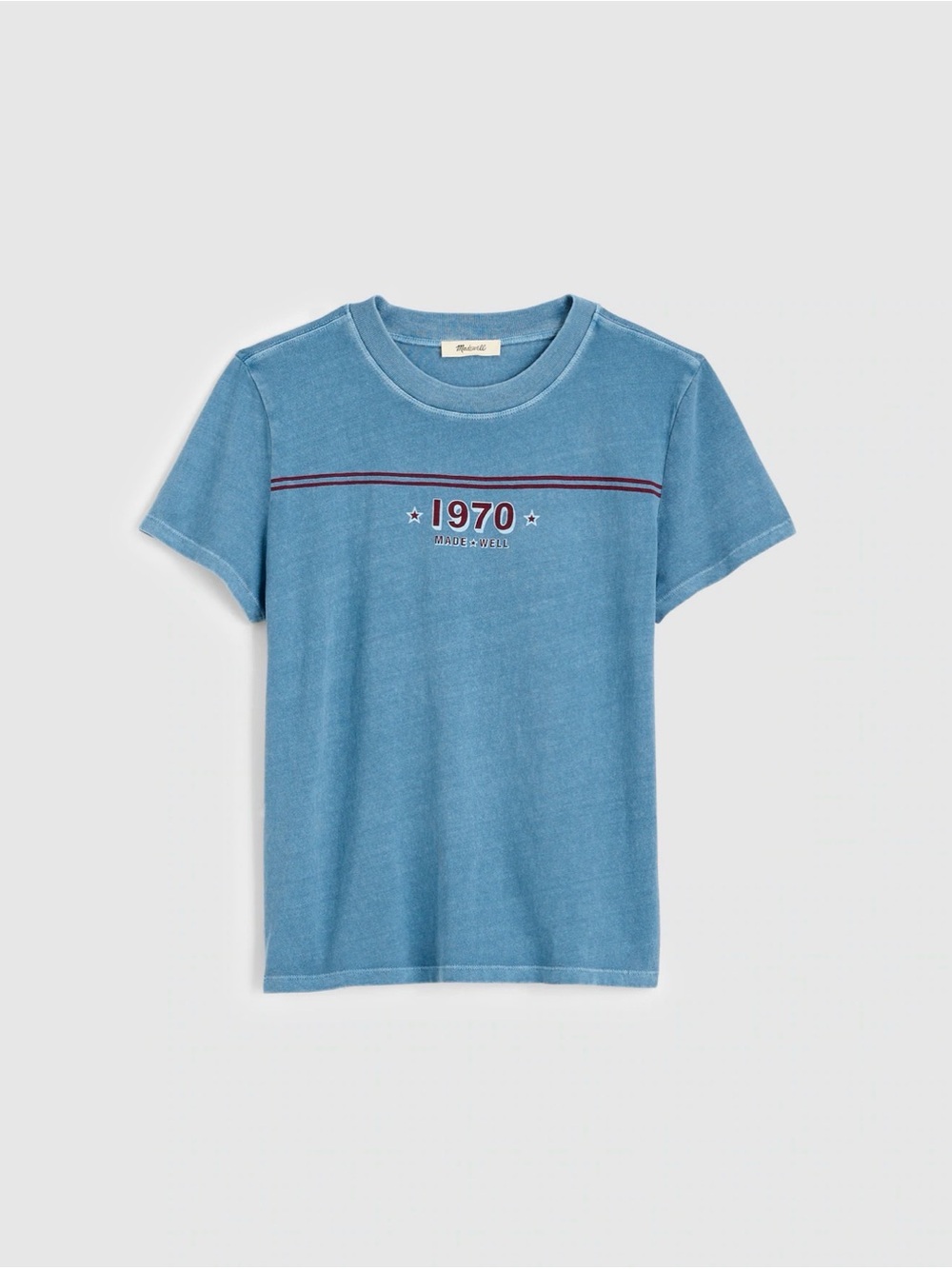 Madewell Crewneck Tee in Vintage Jersey 1970 Graphic NWT Size XL